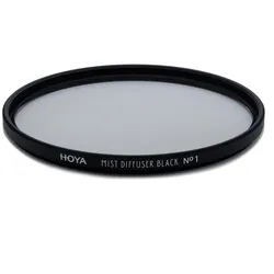 Hoya Mist Diffuser Black No1 (82 mm, Effekt Filter), Objektivfilter, Schwarz
