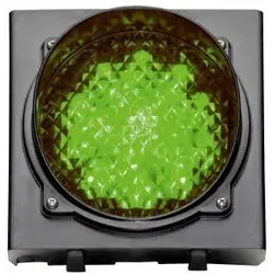Sommer LED-Ampel grün