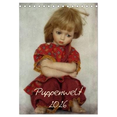 Puppenwelt 2026 (Tischkalender 2026 DIN A5 hoch), CALVENDO Monatskalender
