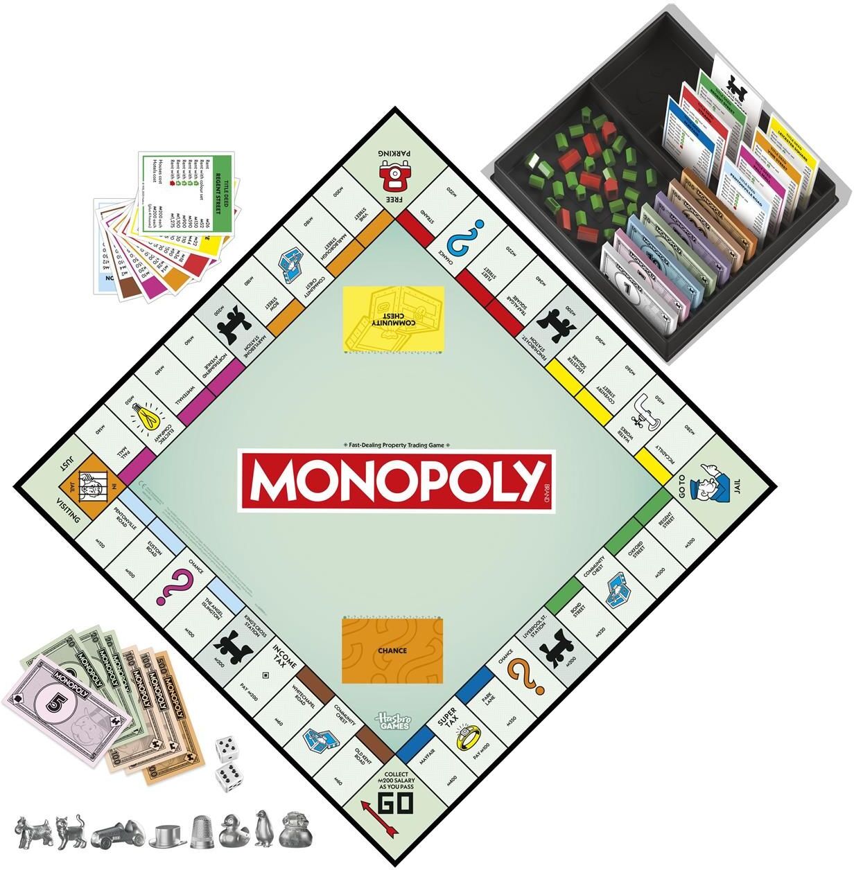 Hasbro Monopoly: Classic Refresh (English Language) (G0009)