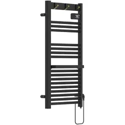 Helloshop26 - Elektrischer Handtuchwärmer mit Heizkörper 105 x 50 cm 500 Watt schwarz