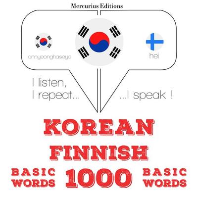 1000 essential words in Finnish - JM Gardner, Audio, 9782821139442