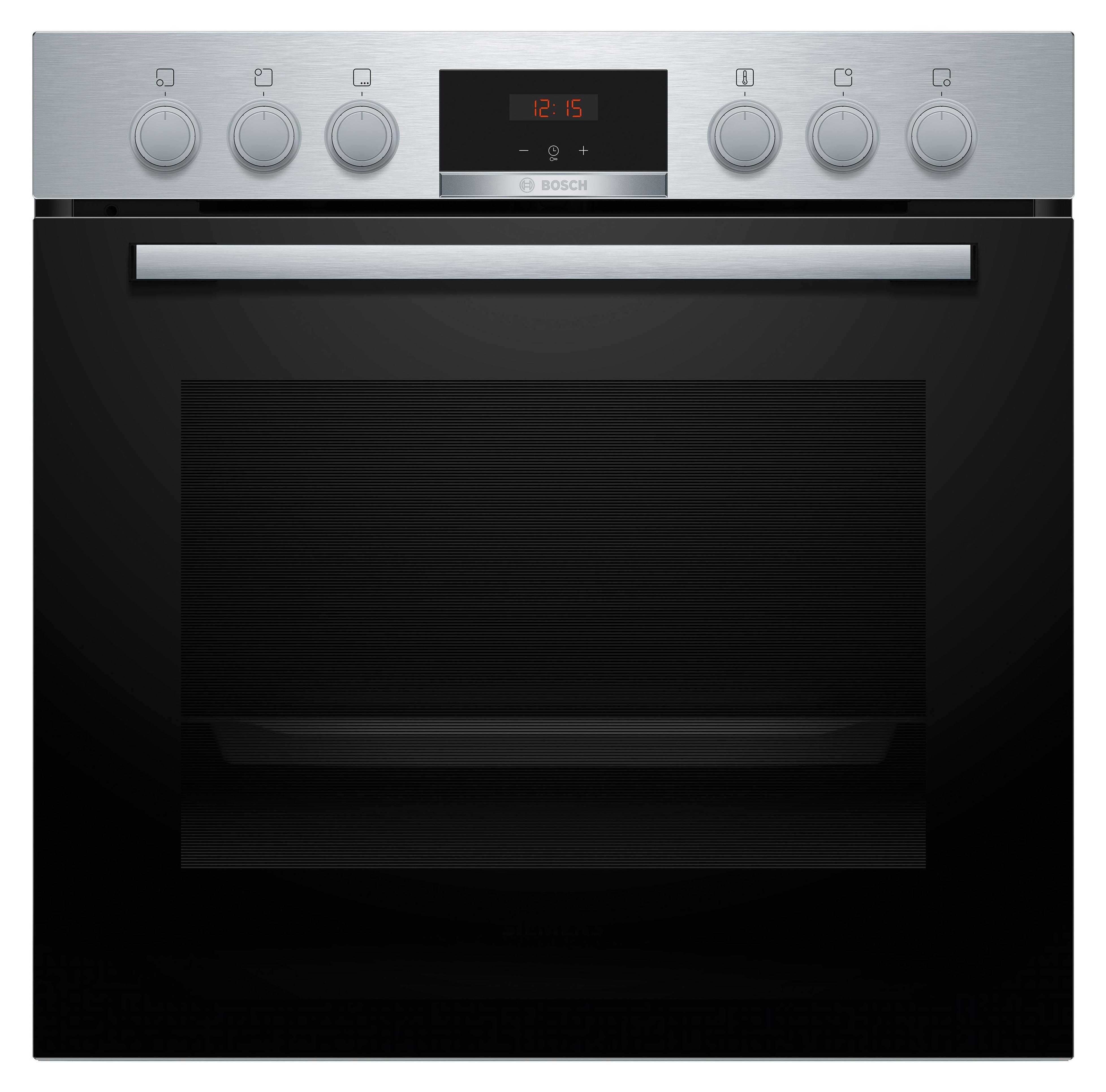 Bosch HEA513BS4 + NIF645CB5E, Zonen-Induktionskochfeld, 4 Zone(n), Glaskeramik, Schwarz, Berührung, 58,3 cm