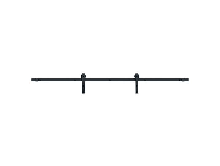 Rail rustique acier noir 2000 mm