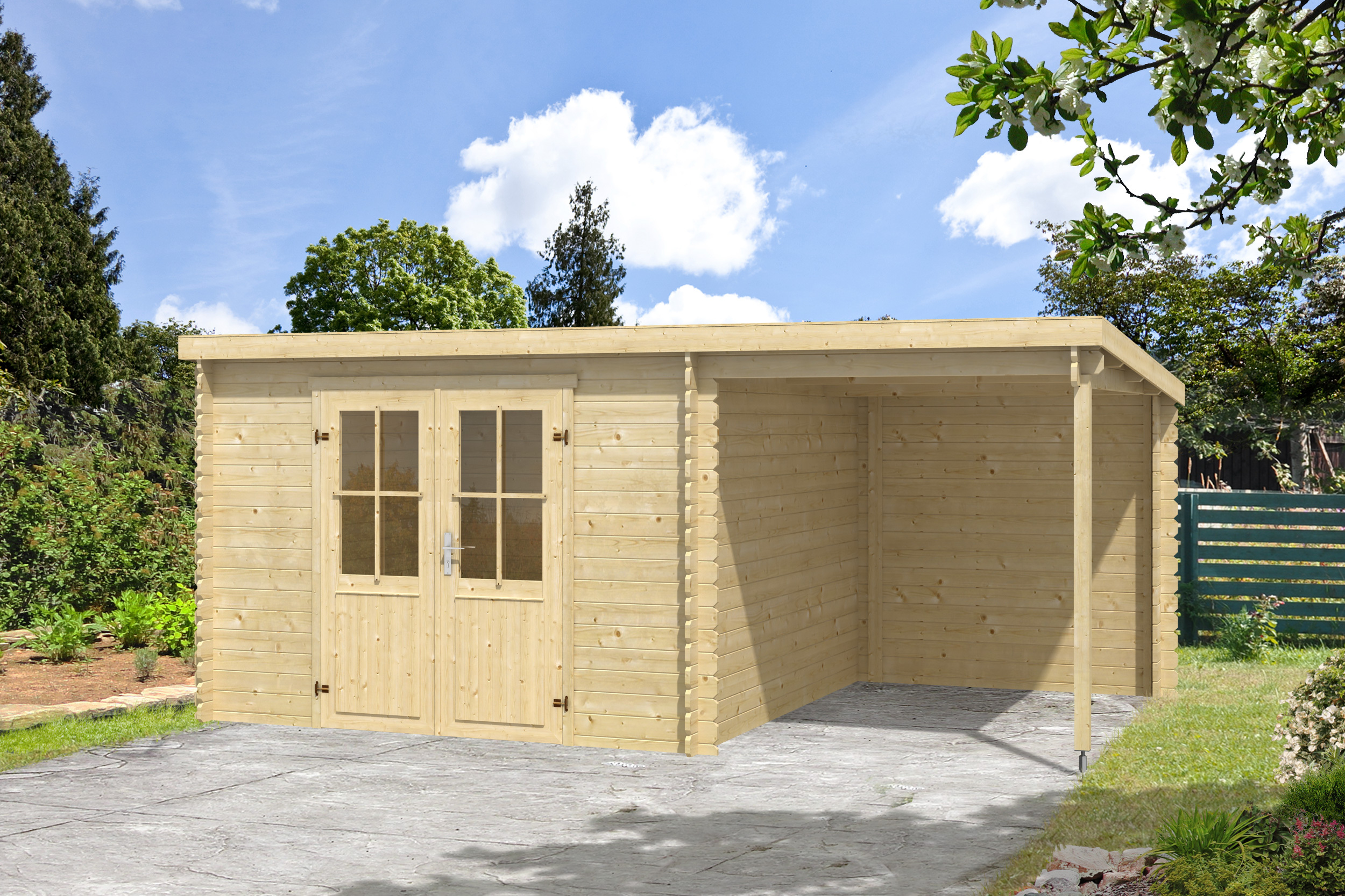 Gartenhaus Tampa 501 x 319 cm natur