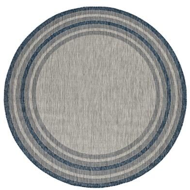 Porch & Den Costelloe Textured Border Area Rug
