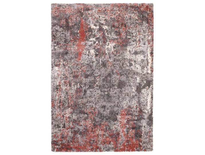 Webteppich Grau/Hellrot Timeline Quantum 120x170 cm Grau, Hellrot 120/170 cm
