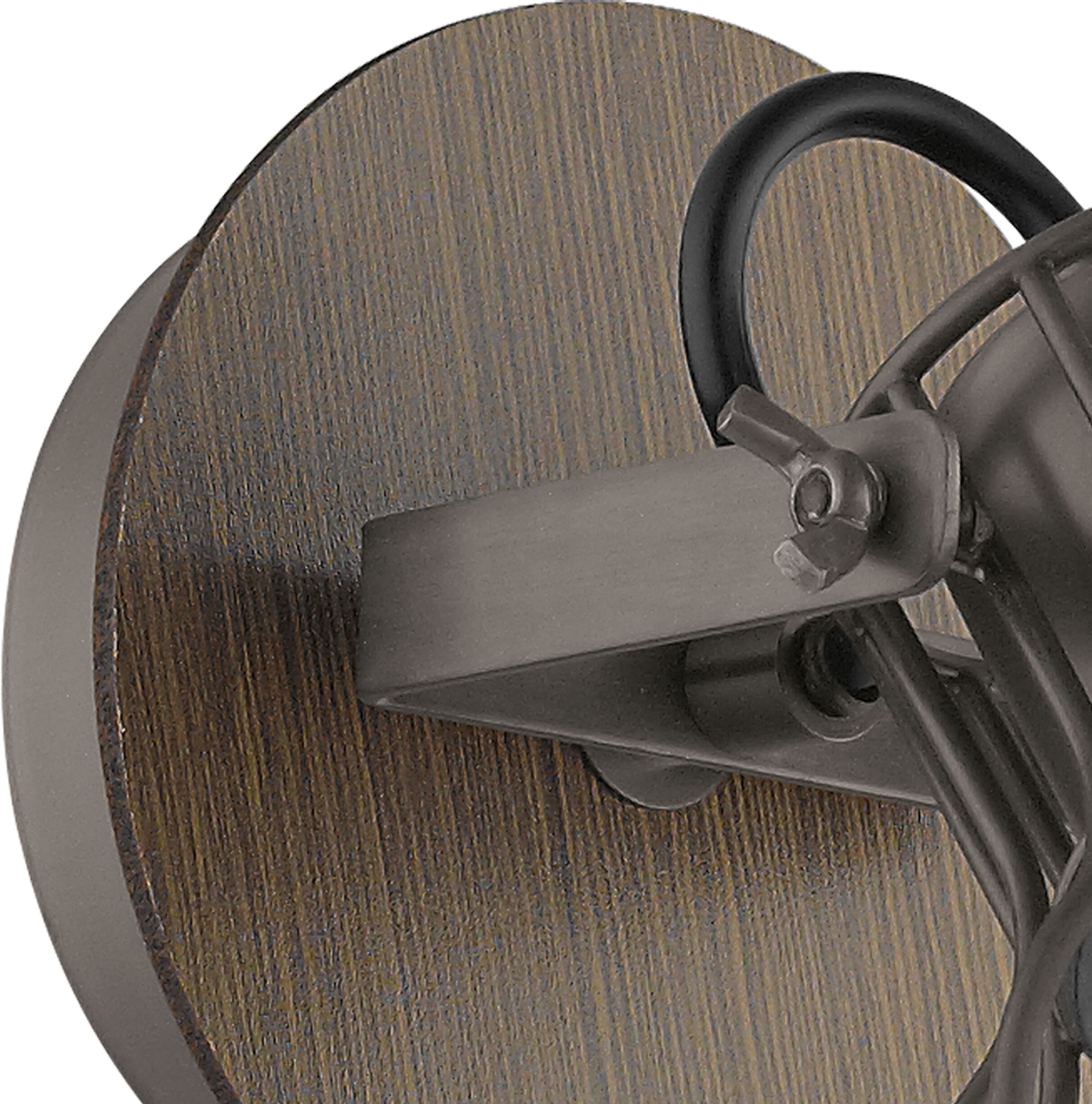 EGLO Deckenspot "SAMBATELLO", braun (braun, schwarz), 3, Ø 15cm H: 22cm, 1 Stk., Leuchten, Deckenspot aus Stahl, Holz - exkl. E27 - 40W, Deckenspot