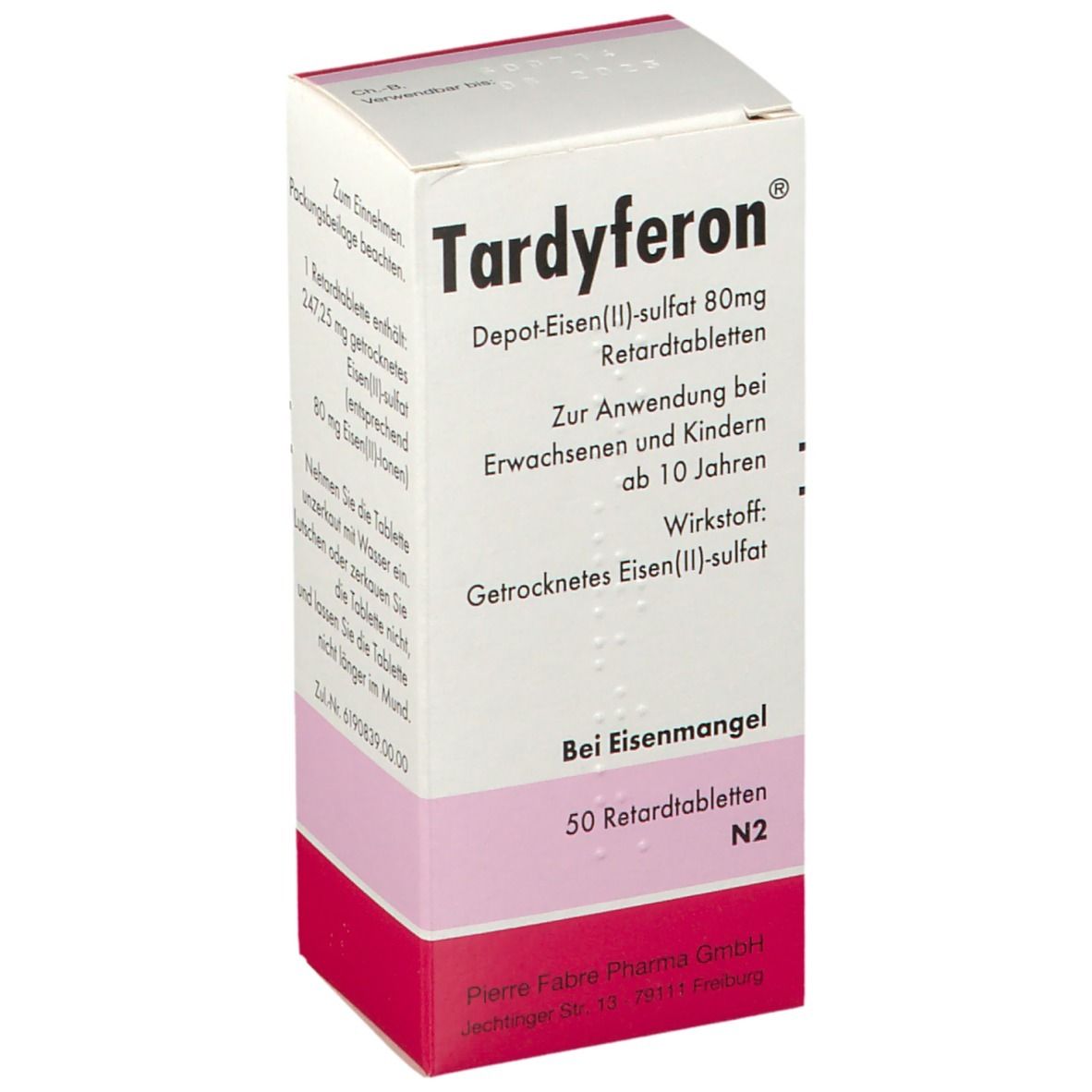 Tardyferon Depot-Eisen(II)-sulfat 80 mg Retardtab. 50 St Retard-Tabletten