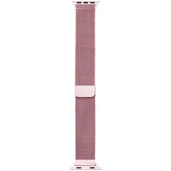 Bigben Milanaise Armband (22 mm, Edelstahl), Uhrenarmband, Rosa