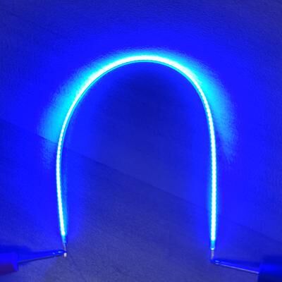 Inspire Daily Merch LED Filament Flexible COB Edison Bulb Lamp Parts LED Diode Decoration For DIY Lighting Projects blue 130mm