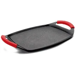Lacor - 25547 - Grill-Platte Aluminiumguss 47 Cm.