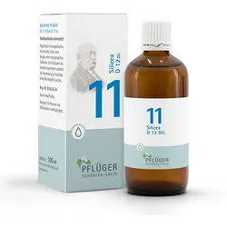 BIOCHEMIE Pflüger 11 Silicea D 12 Tropfen 100 ml