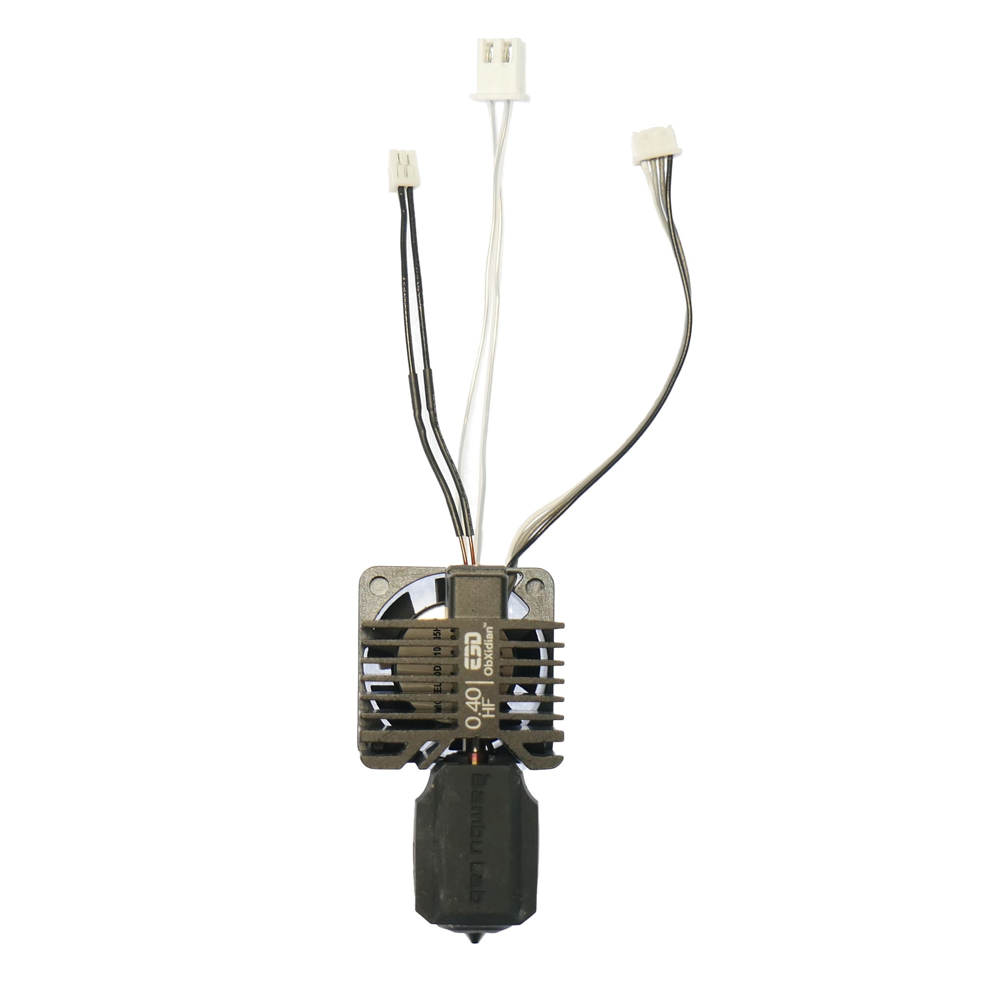 E3D Fully Assembled High Flow ObXidian™ HotEnd for Bambu Lab X1-Carbon BAMBU-HF-OBX-X1-AS-0400-SPK