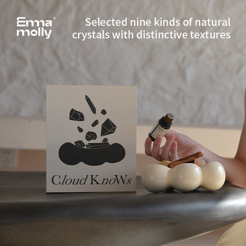 Emma Molly Cloud Knows Serie Kristalsteen Aroma Diffuser Hello Life