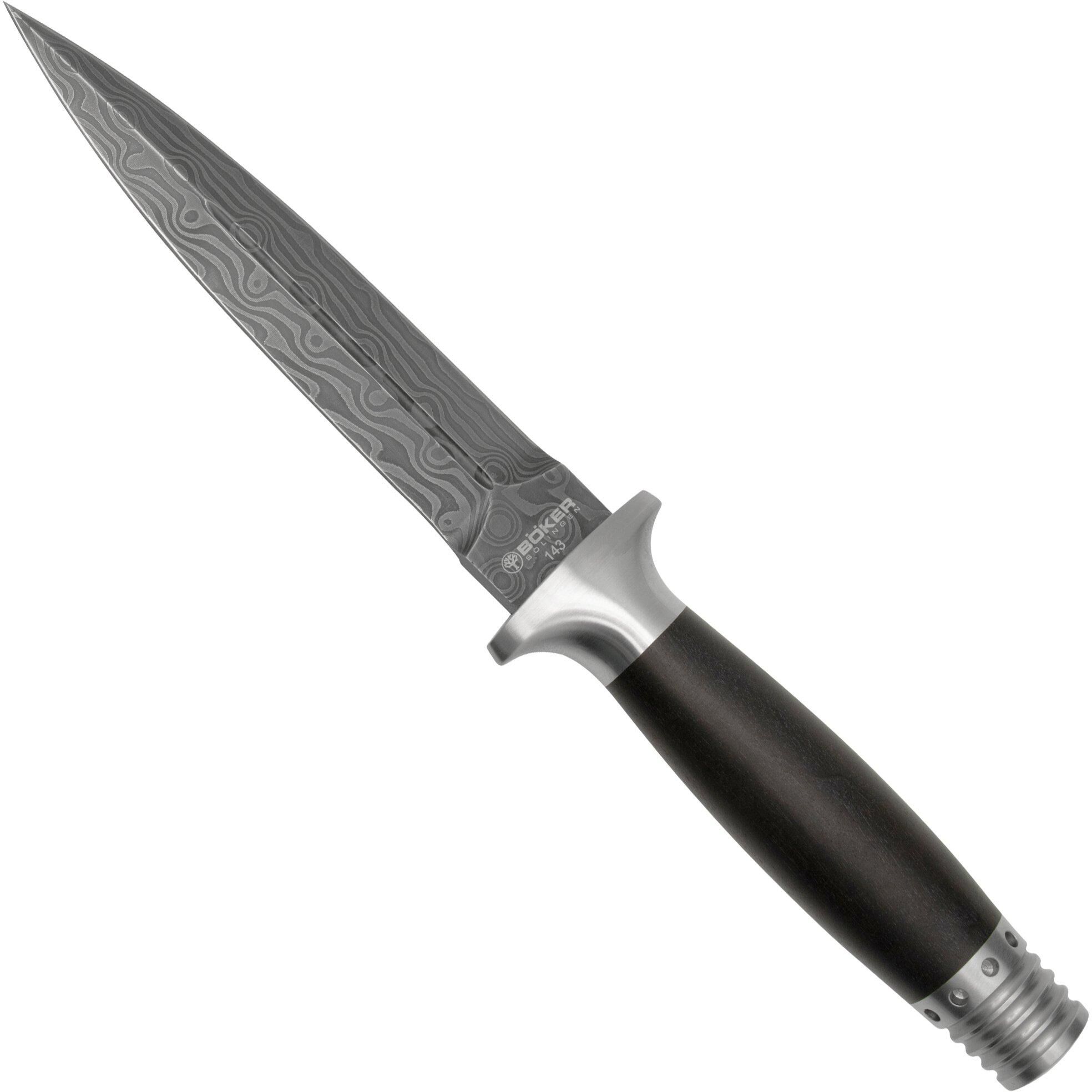 Böker Manufaktur MG-42 dagger, Chad Nichols Damast, 121506DAM coltello fisso