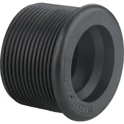 Gummi-Nippel schwarz für Siphonrohr 44 x 32mm DN32