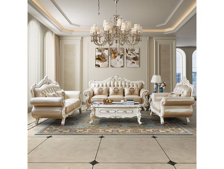 Ensemble de canapés combinés européens 3 2 1, salon en cuir et bois, chaise de détente, salon moderne, fauteuil, meubles de canapé