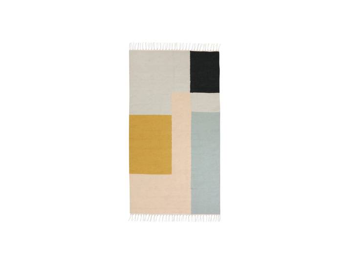 Ferm Living - Kelim Rug, Squares, 80 x 140 cm