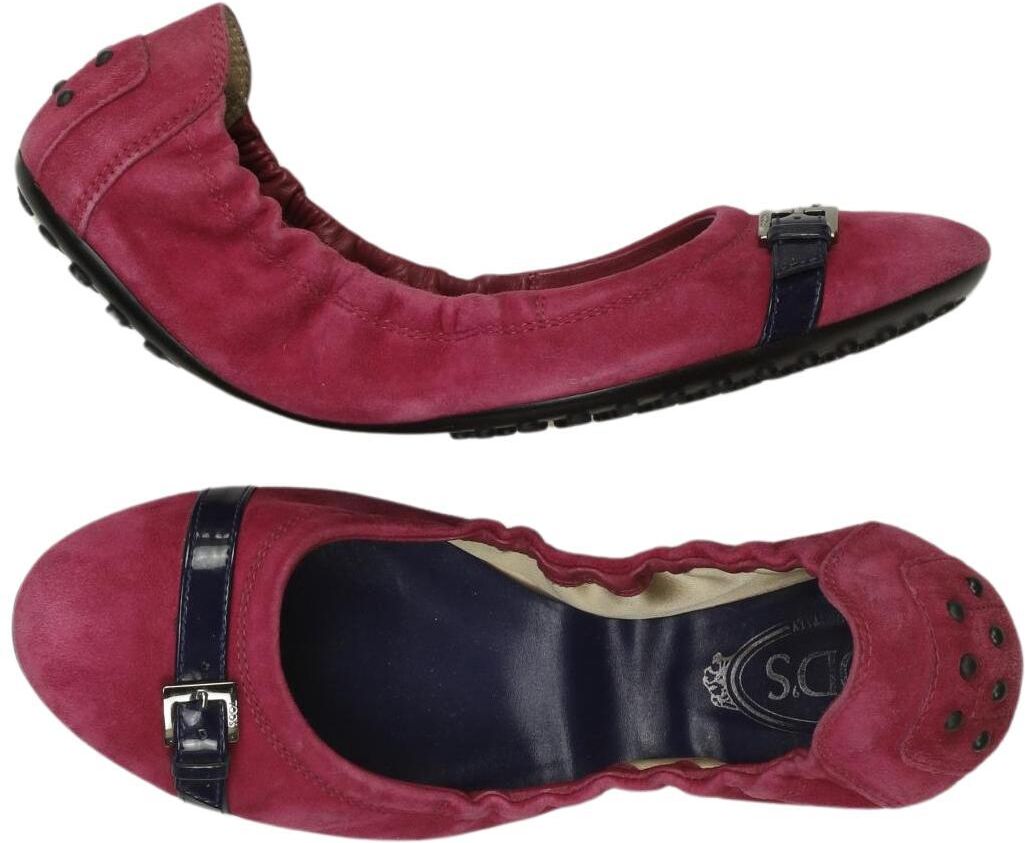 Lauren Ralph Lauren Damen Halbschuh, Neon, Gr. EU 38, Leder - Second Hand
