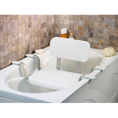 Badewannensitz BISCHOF "Sid II", weiß, B:78cm H:35cm, Badewannensitze, Badewannensitz, mit Rückenlehne für besseren Halt