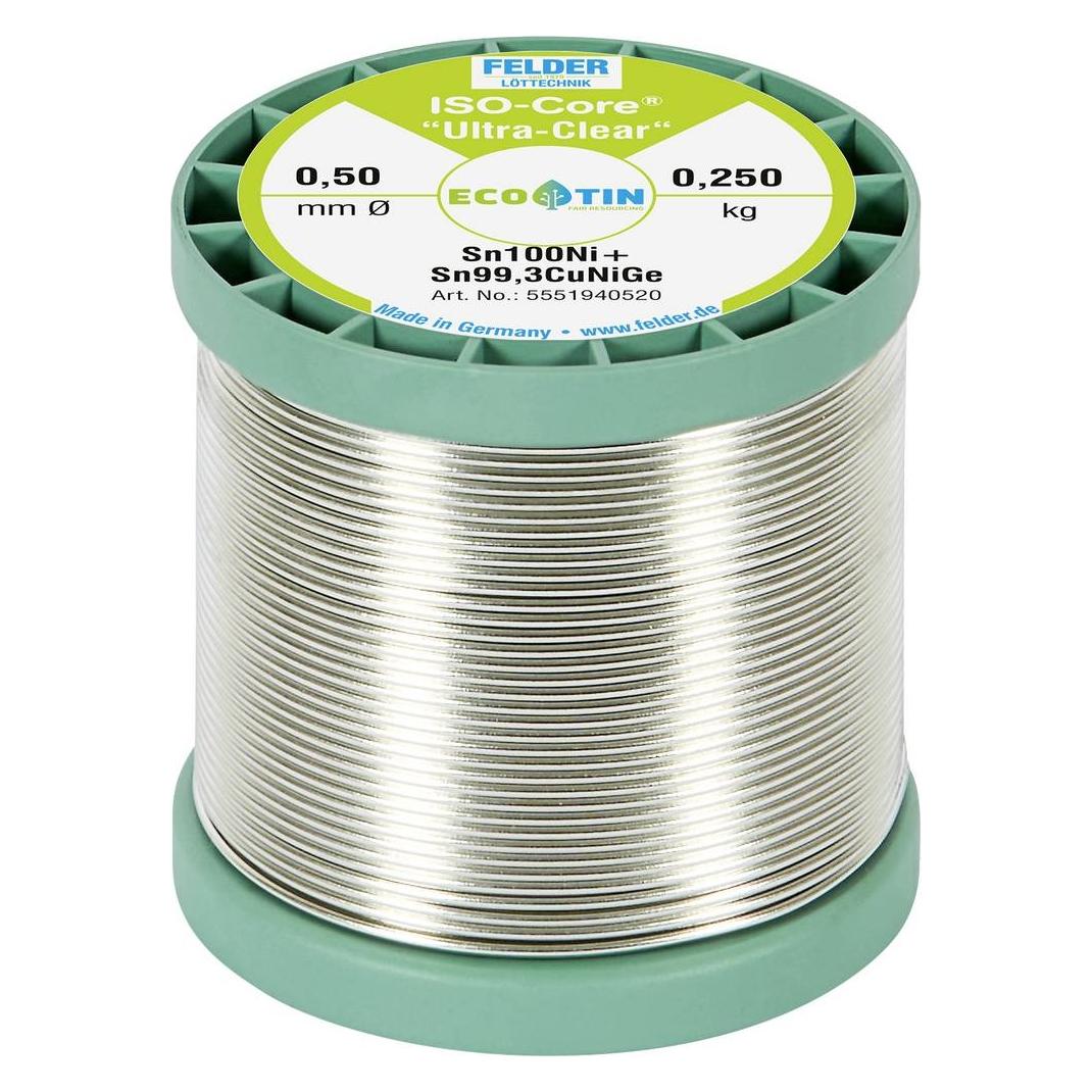 Felder Lottechnik ISO-Core Ultra-Clear Sn100Ni+ (Lötzinn) (5551940520)