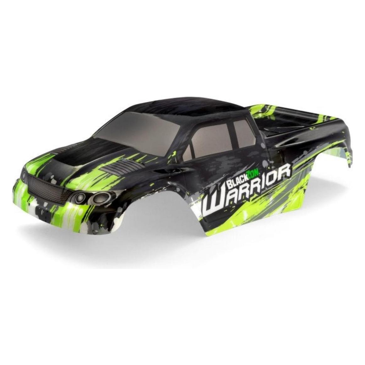 Blackzon Warrior Bodyshell (Black/Green) (540076)