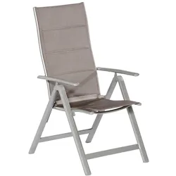 Merxx Taviano Klappsessel 2er Set silber/diamantbraun