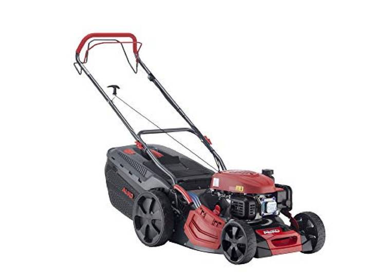 AL-KO Benzin-Rasenmäher Comfort 46.0 SP-A Plus (46 cm Schnittbreite, 2.1 kW Motorleistung, Robustes Stahlblechgehäuse, Hinterradantrieb, Mulchfunktion, Seitenauswurf, für Rasenflächen bis 1400 m²)