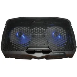 Conceptronic THANA07B Llaptop-Kühlpad 43,2 cm (17") Schwarz