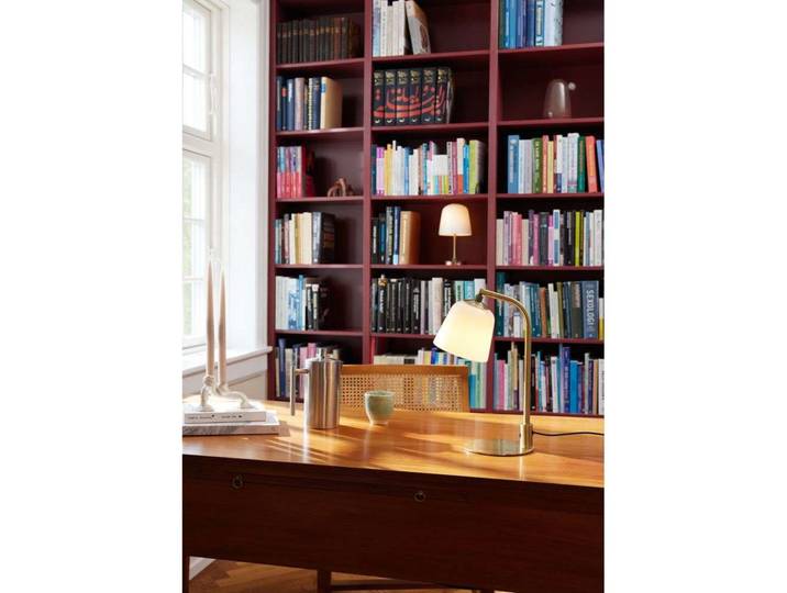 Room 49 Tischleuchte Antique Brass/Opal - Halo Design - Wohnzimmer - Metall