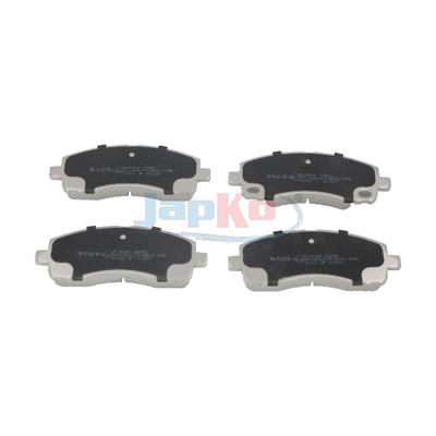 JAPKO Bremsbelagsatz, Scheibenbremse Hinterachse 51509 für MITSUBISHI