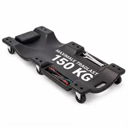 Relaxdays Rollbrett Werkstatt 150kg Schwarz