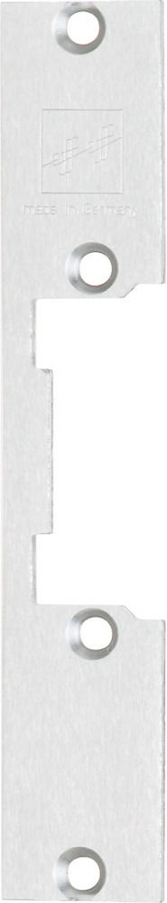 ASSA ABLOY Flachschließblech effeff für Türöffner 096, Edelstahl -------09635-01