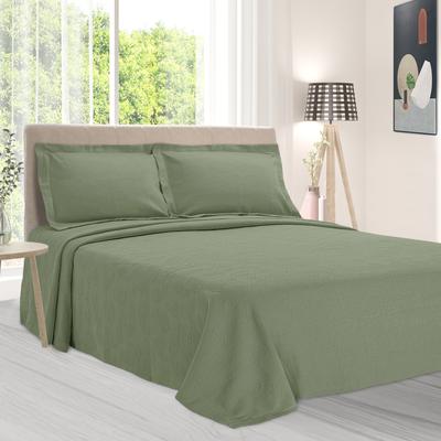 Superior Paisley Cotton Decorative Bedspread Quit Coverlet Set