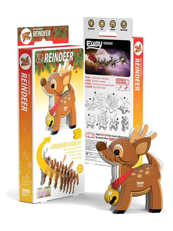Eugy 3D-Bastel-Set ''Rentier'' - ab 6 Jahren - onesize