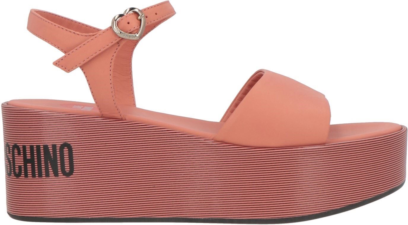 Moschino Sandalias Mujer Salmón 36,37,40 Mujer