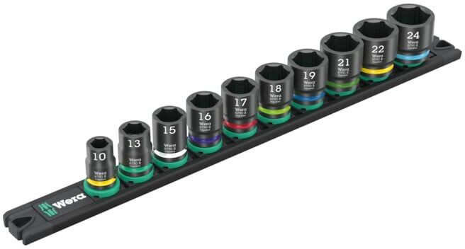 Barre magnétique pour douilles Wera B Impaktor 1, 10 pièces (05005451001)