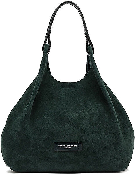GIANNI CHIARINI Ledertasche - Hobo DUA Medium  petrol EG