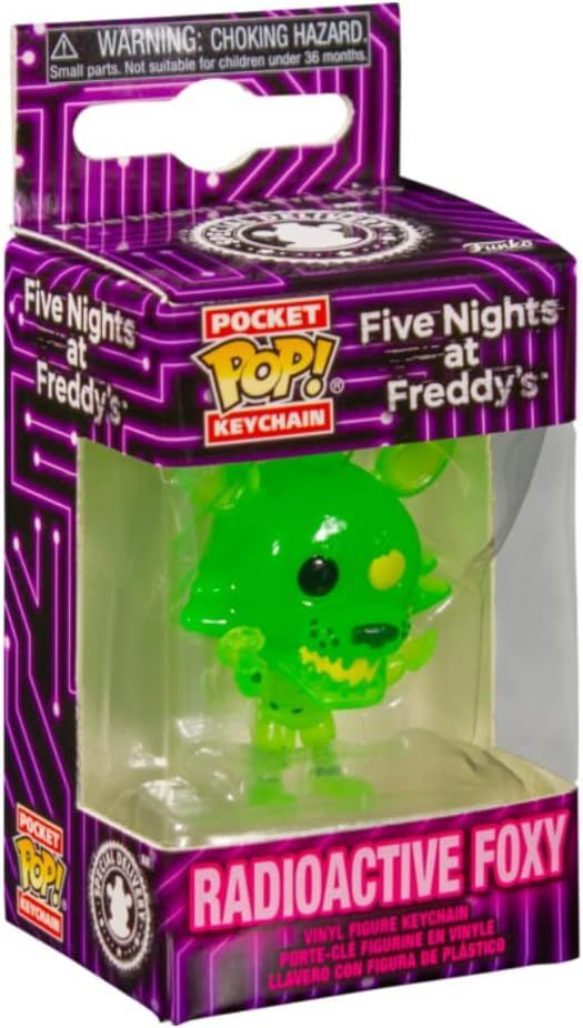 Funko Pop! Five Nights at Freddie´s Radioactive Foxy-avaimenperä