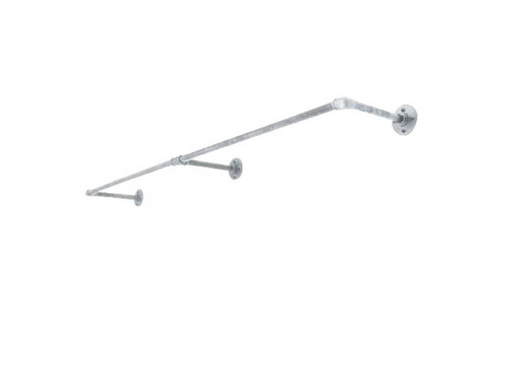 various - Industrial Design Möbel Kleiderstange Industrial Design Kleiderstange SOLID LINE DUO, verzinkt, div. Größen, Div. Größen