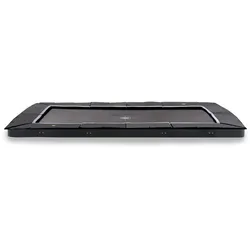 EXIT Dynamic ebenerdiges sports Trampolin 275x458cm - schwarz