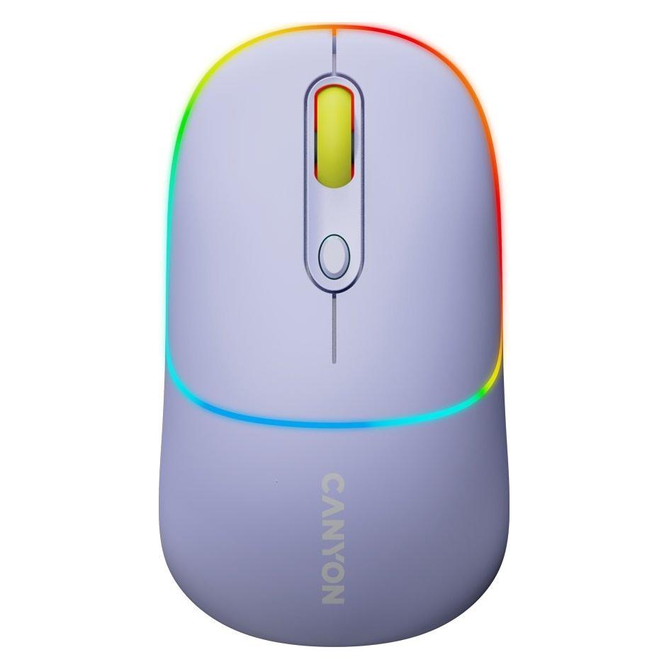 Canyon MW-22, 2in1 wireless optical mouse Bluetooth / Wireless USB, 800/1200/1600 DPI, 4 print (Kabellos) (CNS-CMSW22ML)