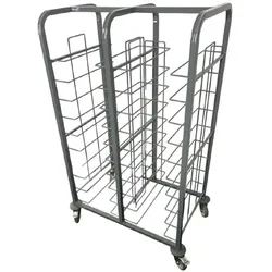 Craven Tablettwagen Stahl 20 Tabletts