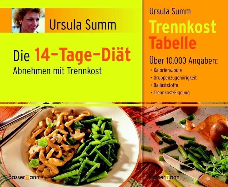 Ursula Summ - Die 14-Tage-Diät + Trennkost Tabelle - Preis vom 30.09.2026 09:01:18 h