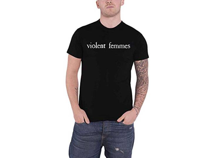 T-Shirt # M Unisex Black # White Vintage Logo