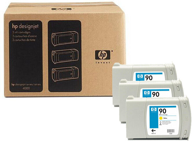 TINTEIRO HP 90 YELLOW MULTIPACK C5085A