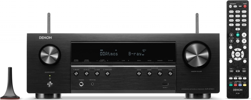 Denon AVR-S 760 H, 140 W, 7.1 Kanäle, Surround, 75 W, 220 W, 140 W