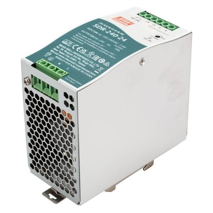 MeanWell DIN-Schienennetzgerät 240 W, 24 V (SDR-240-24)