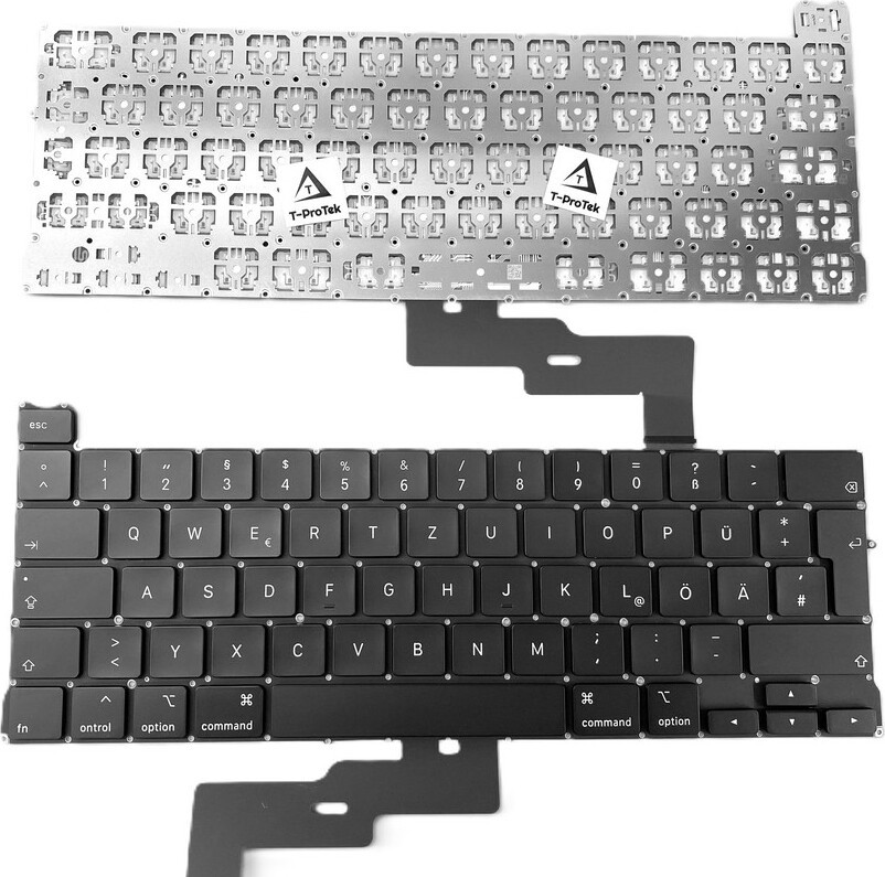 T-ProTek Duits toetsenbord compatibel met Apple MacBook Pro Air A2289